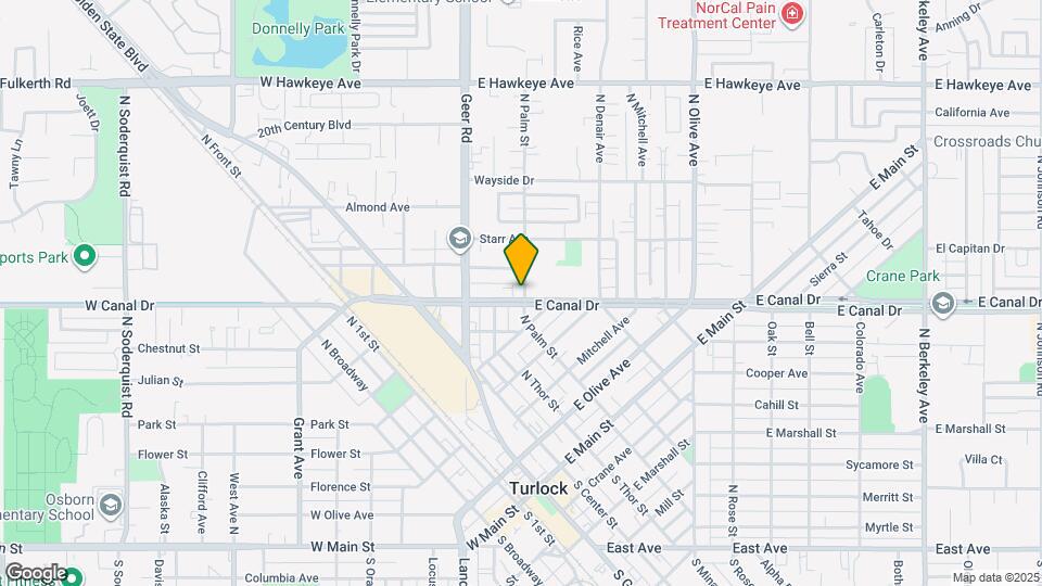 195 E Canal Dr Map and Location Details