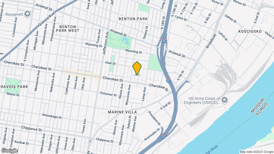 3335 Salena St Map and Location Details