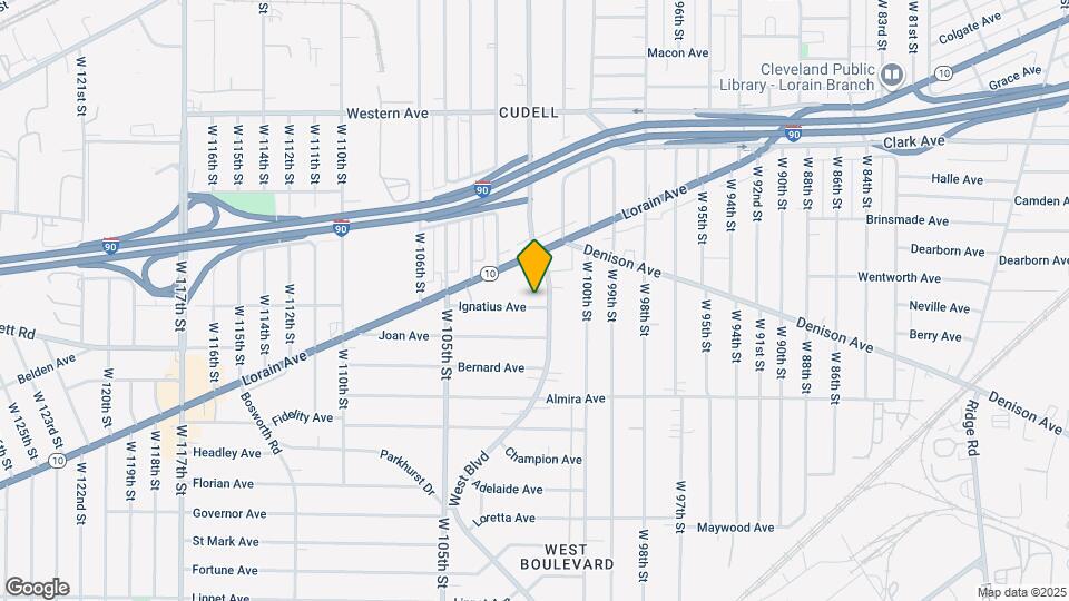 3222 West Blvd Map and Location Details