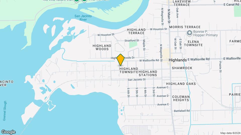 608 Clear Lake Rd Map and Location Details