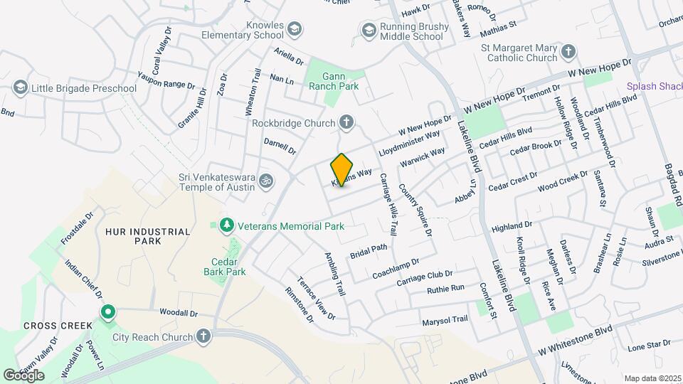 2101 Hawksbury Way Mapa y Detalles de la Ubicación