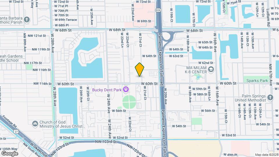 6060 W 21st Ct, Unit 501 Map and Location Details