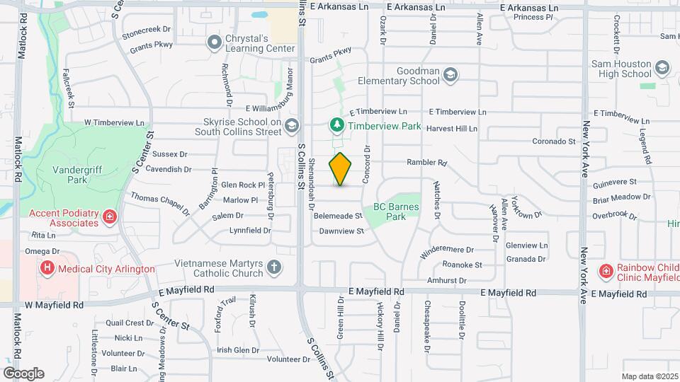 1002 Wembley Rd Map and Location Details