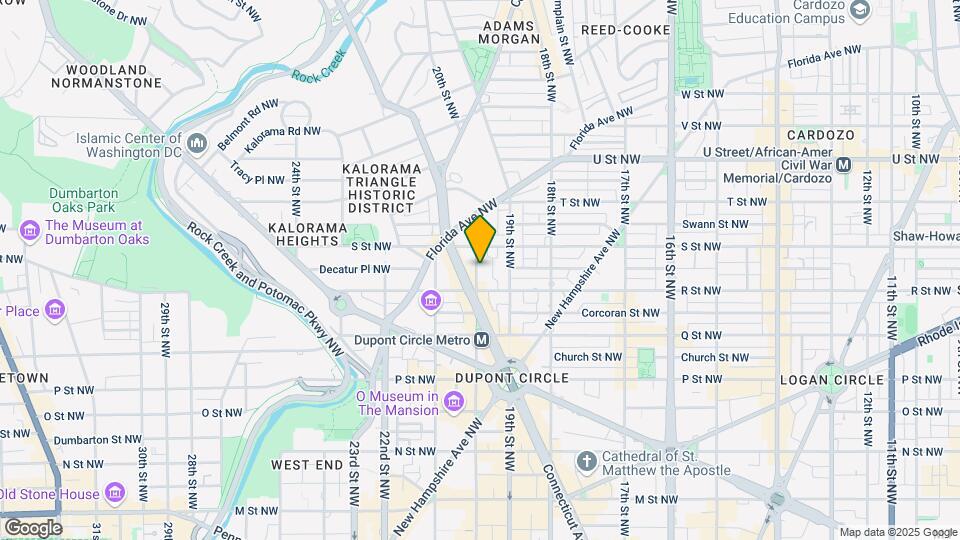 1721 20th St NW Mapa y Detalles de la Ubicación