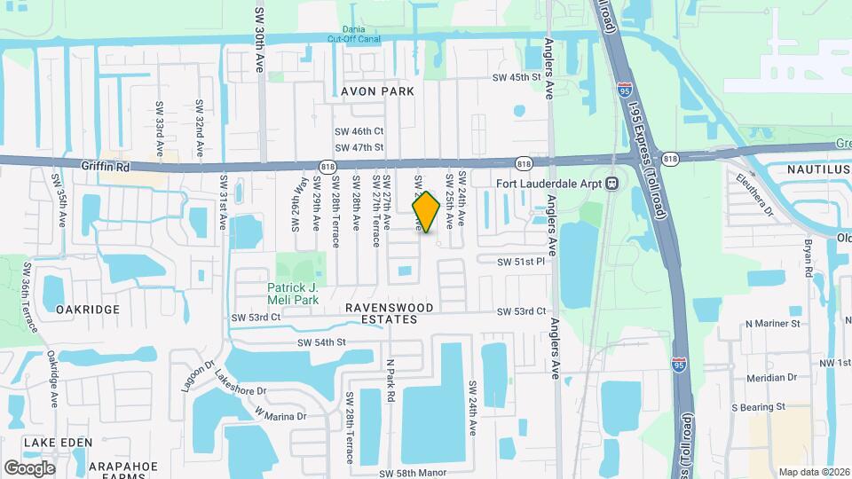 5080 SW 26th Ave Map and Location Details