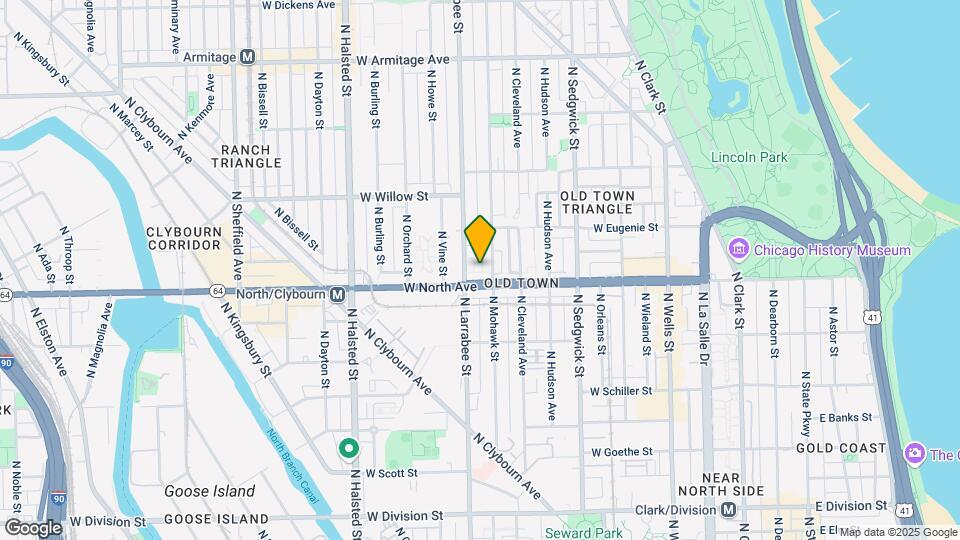 1610 N Mohawk St Map and Location Details