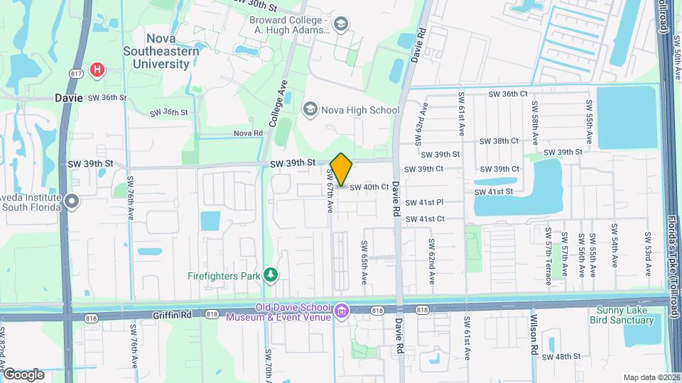 6636 SW 41st St Map and Location Details