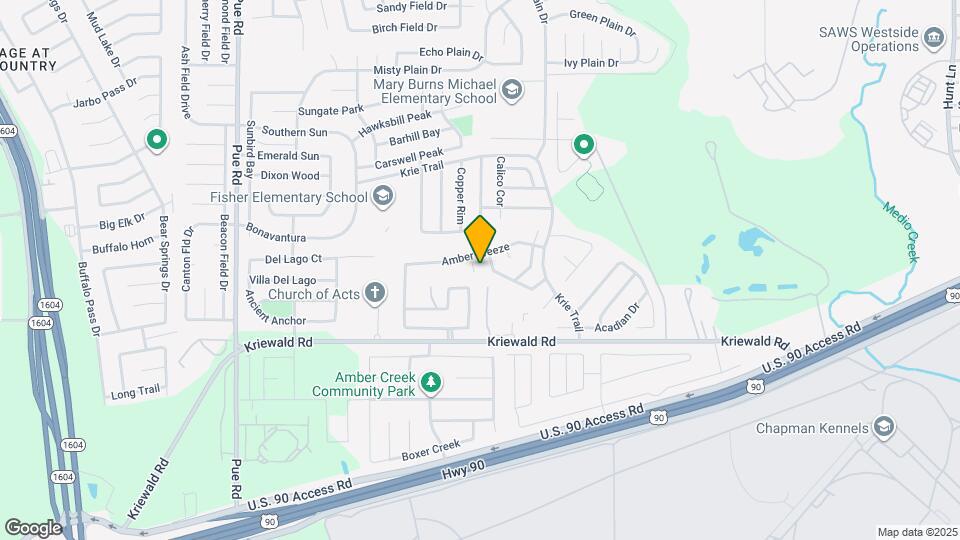 3818 Amber Hollow Map and Location Details