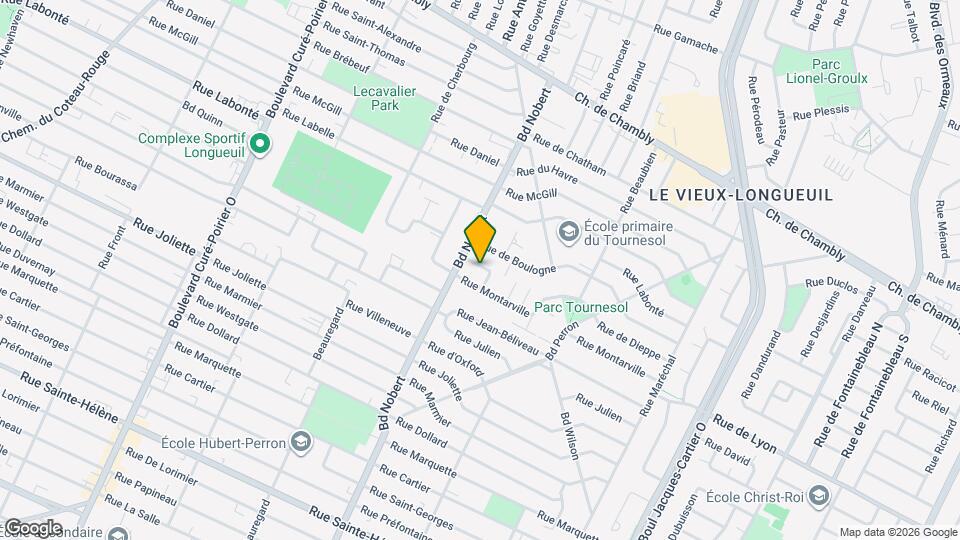 2384 De Dieppe Rue Map and Location Details