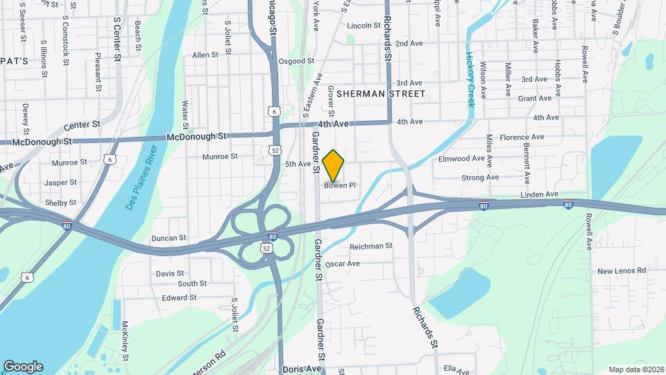 106 Bowen Pl Mapa y Detalles de la Ubicación