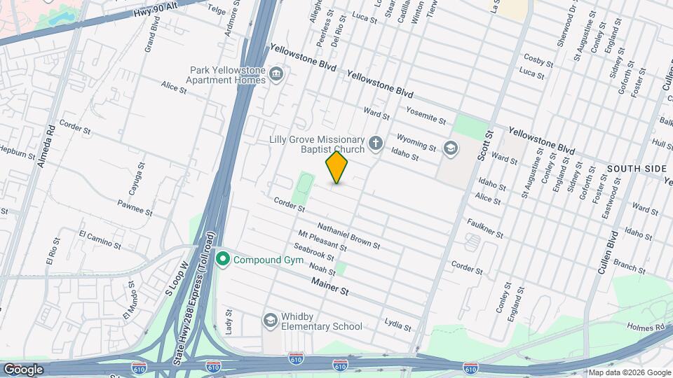 3535 Amos St Map and Location Details