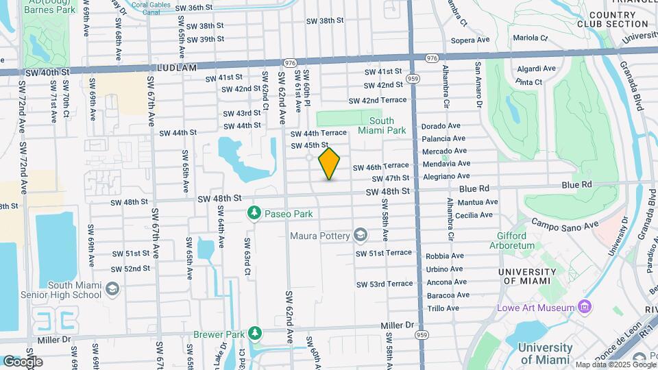 5960 SW 47th St Map and Location Details