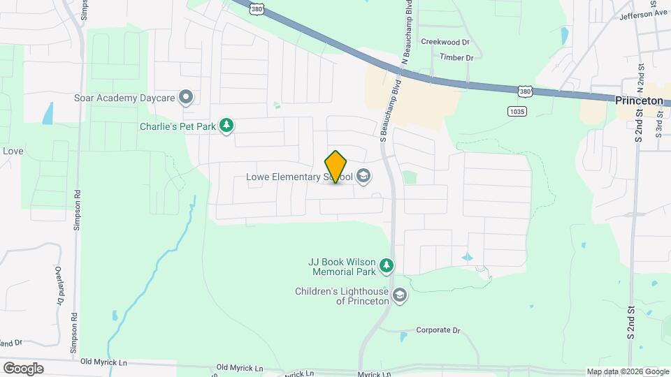 913 Rosewood St Map and Location Details