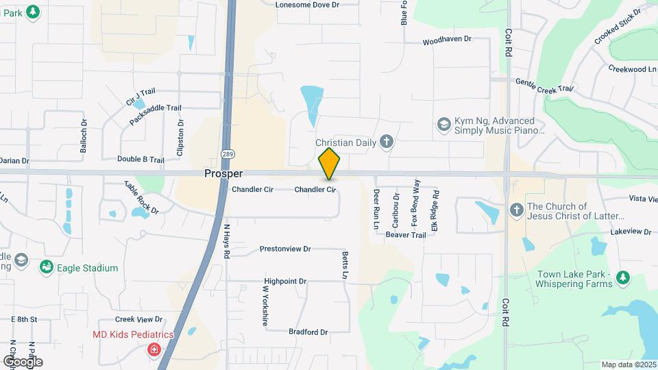 1221 Chandler Cir Map and Location Details