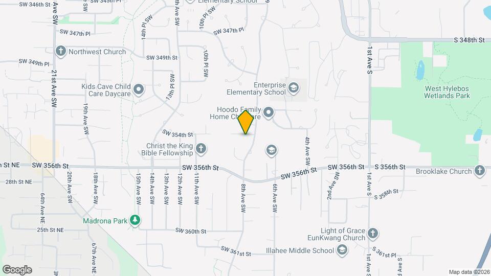 817 SW 354th St Map and Location Details