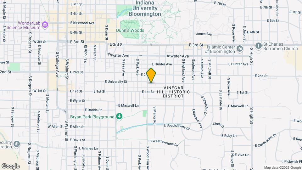 904 E University St Map and Location Details