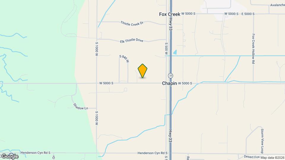 578 W 5500 S Map and Location Details