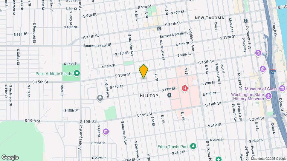 1522 S M St, Unit 2 Map and Location Details