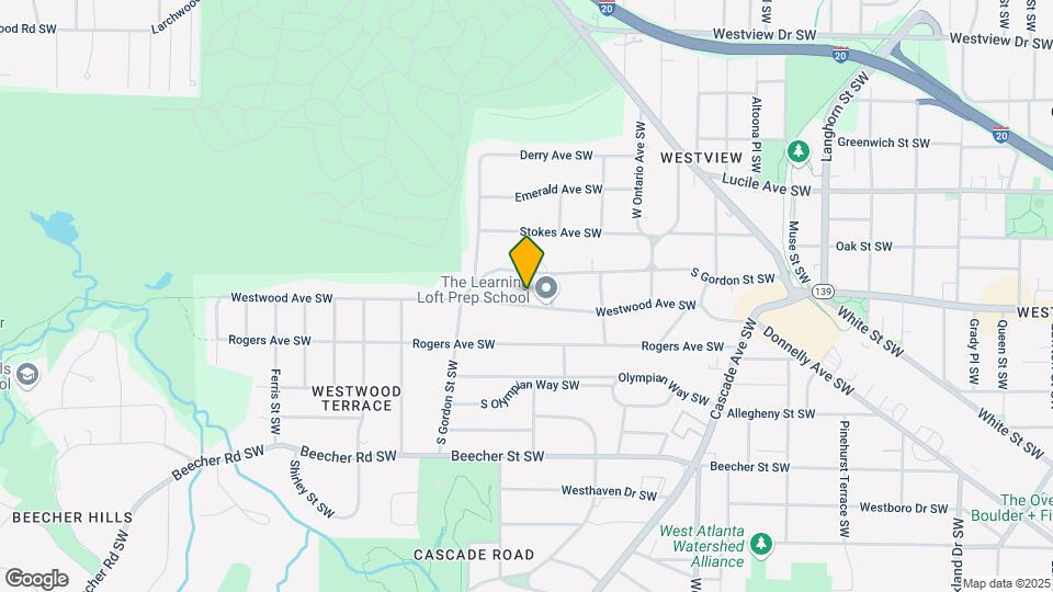 1721 Westwood Ave SW Map and Location Details