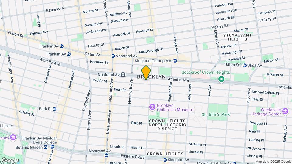 1417 Pacific St Map and Location Details