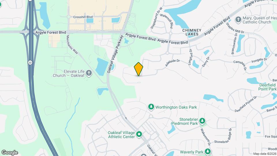 9672 Woodstone Mill Mapa y Detalles de la Ubicación