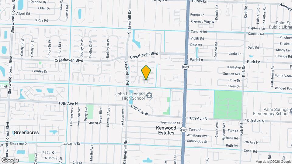 2966 Ashley Dr E Map and Location Details