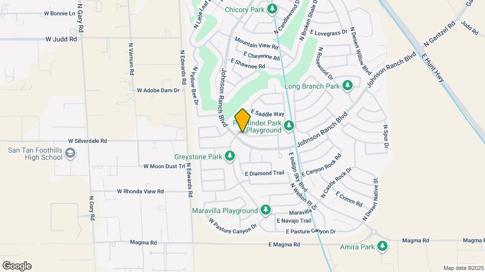 153 E Dry Creek Rd Map and Location Details