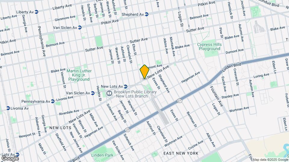 798 New Lots Ave Map and Location Details