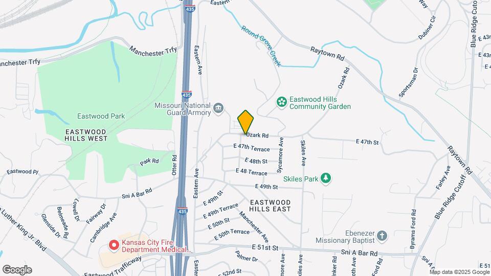 7707 Ozark Rd Map and Location Details