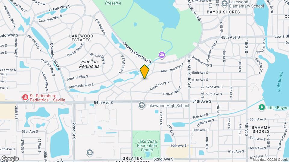 1400 Alhambra Way S Map and Location Details