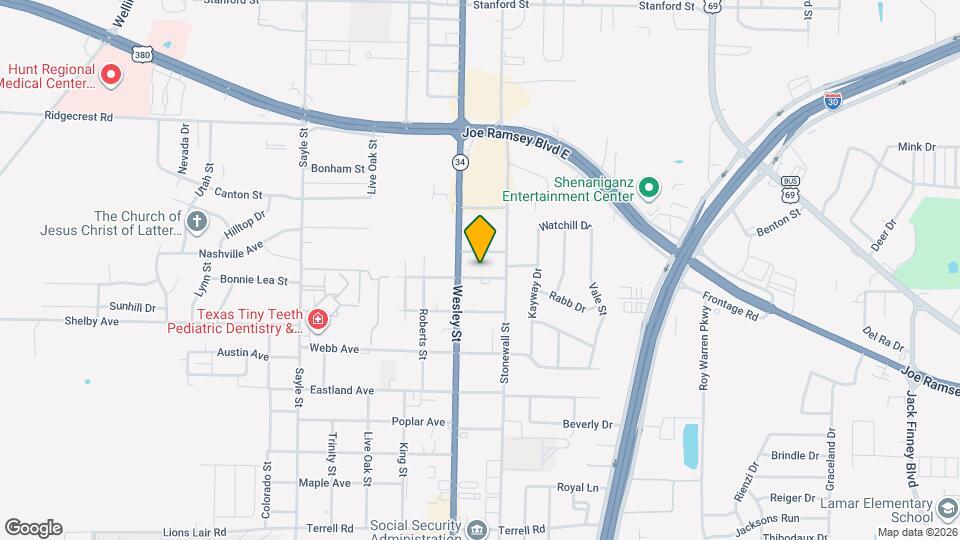 2622 Woodrow Blvd Mapa y Detalles de la Ubicación