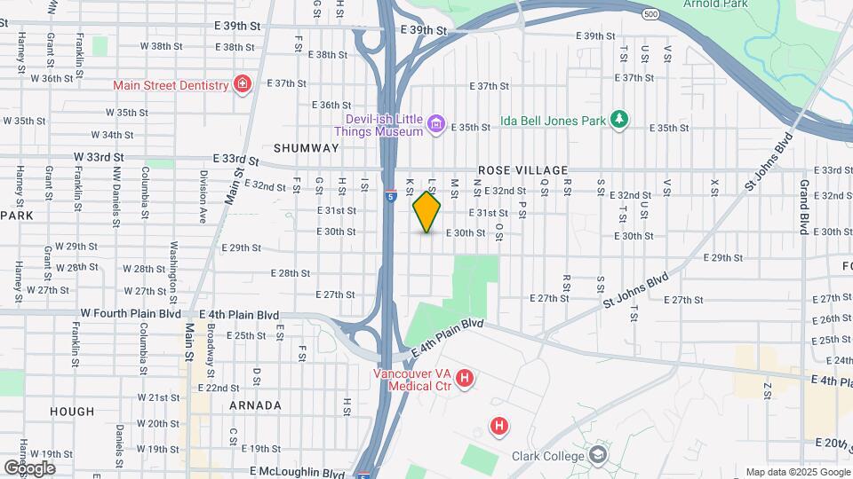 1109 E 30th St Mapa y Detalles de la Ubicación