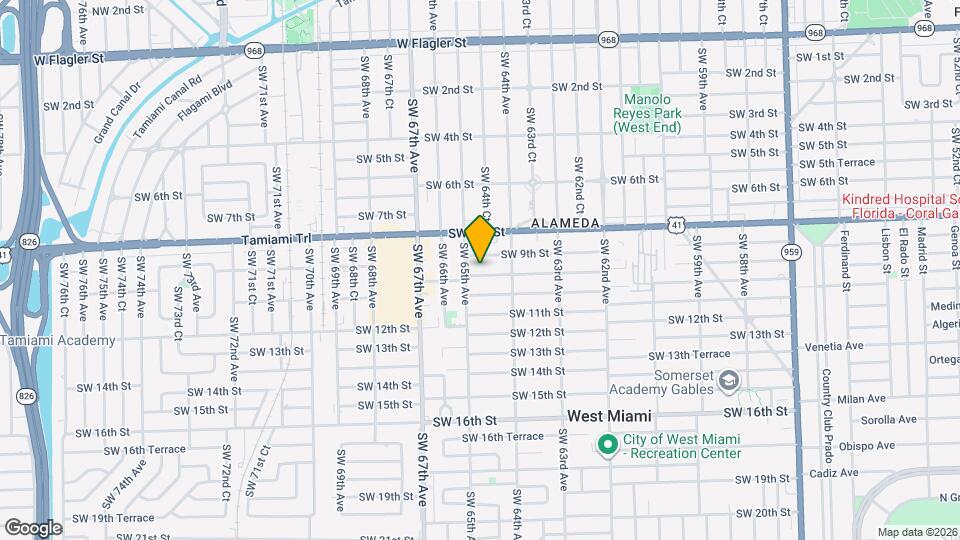 6467 SW 10th St, Unit A1 Map and Location Details