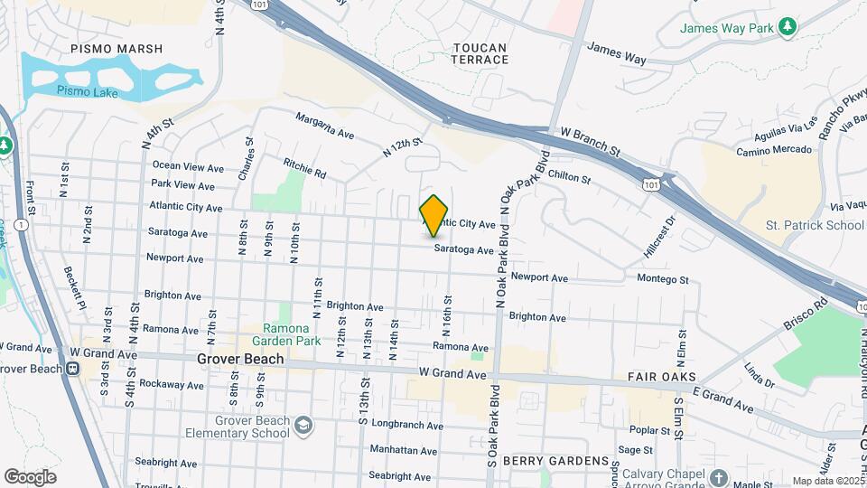 1525 Saratoga Ave Map and Location Details