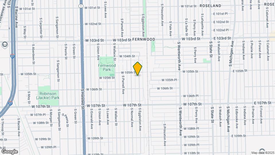 10516 S Eggleston Ave Map and Location Details