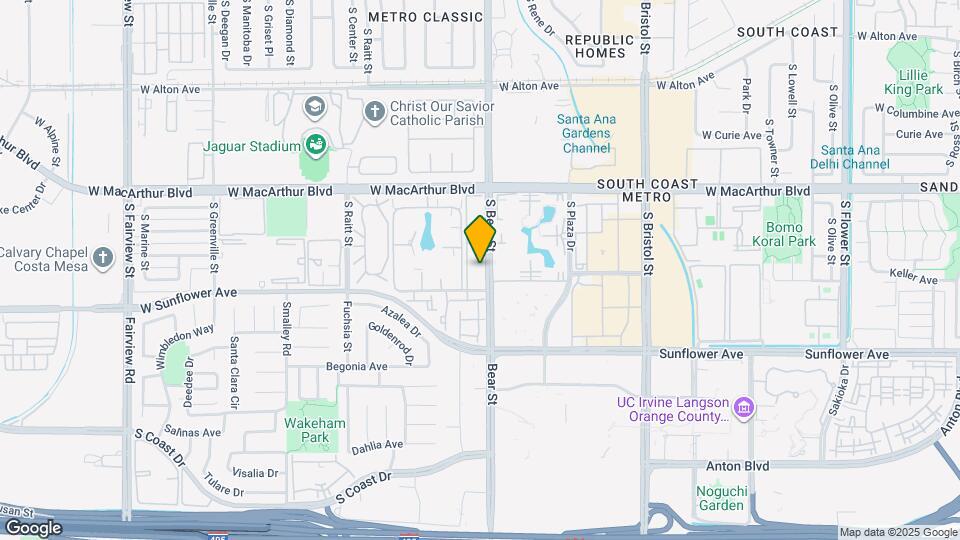 3730 S Bear St Map and Location Details