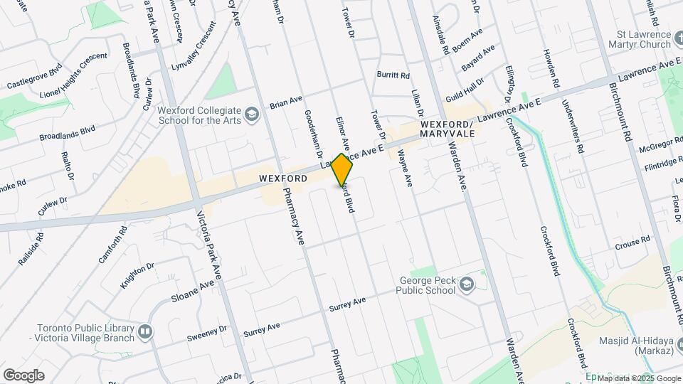 110 Wexford Blvd Map and Location Details