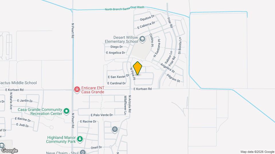 1730 E Cortez Dr Map and Location Details