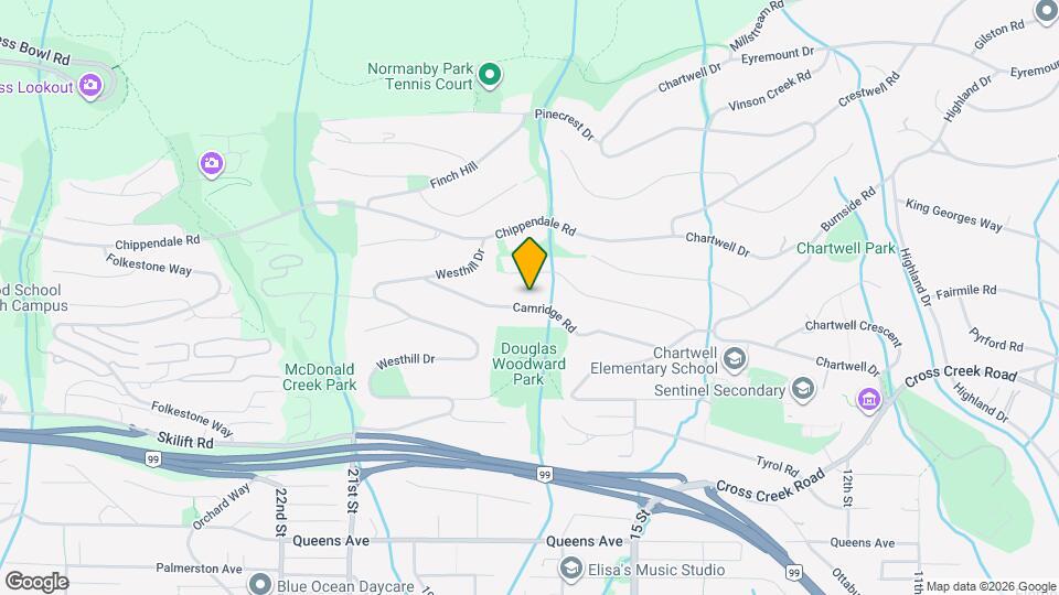 1381 CAMBRIDGE Rd Map and Location Details