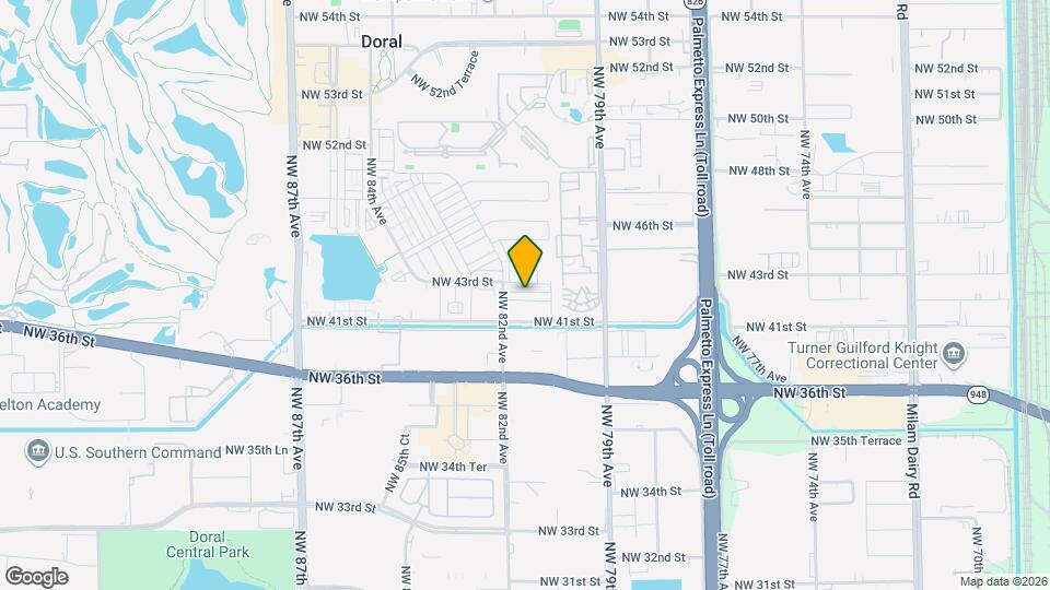 8119 NW 42nd St Map and Location Details