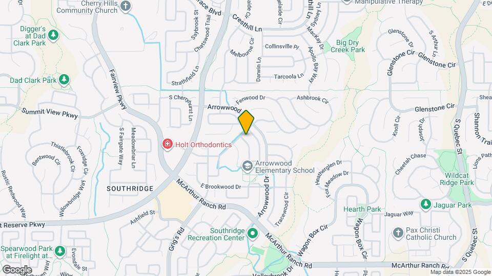 10345 S Rotherwood Cir Map and Location Details