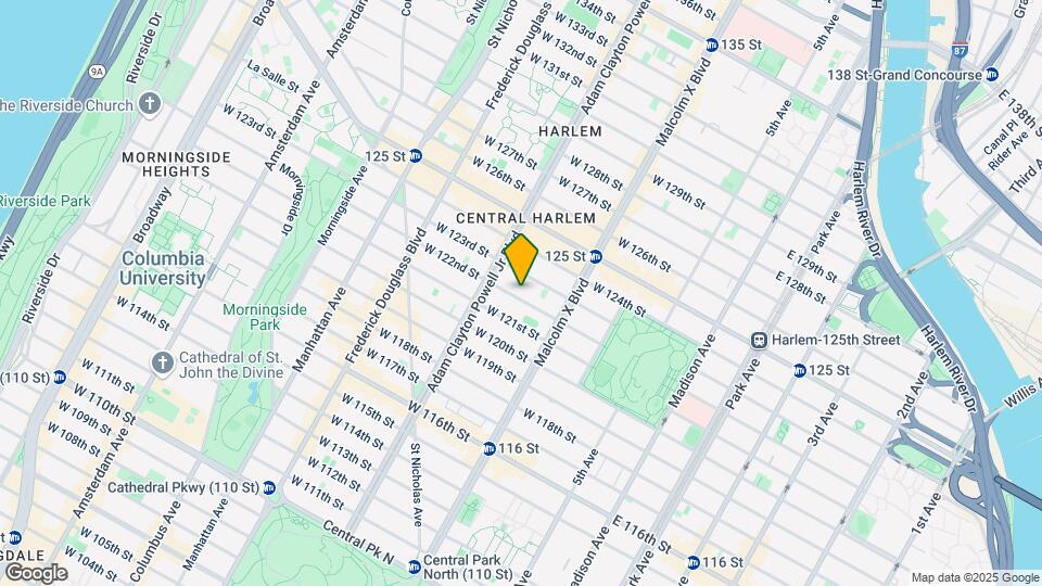 141 W 122nd St Map and Location Details