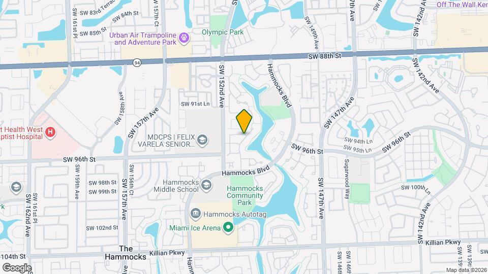 15134 SW 94th Terrace Map and Location Details