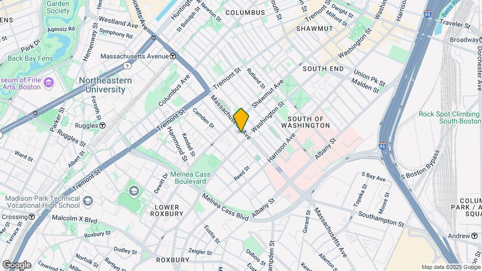 1767 Washington St, Unit B Mapa y Detalles de la Ubicación
