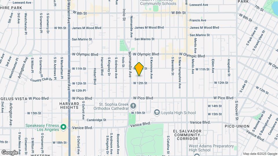 1138 S Mariposa Ave Map and Location Details