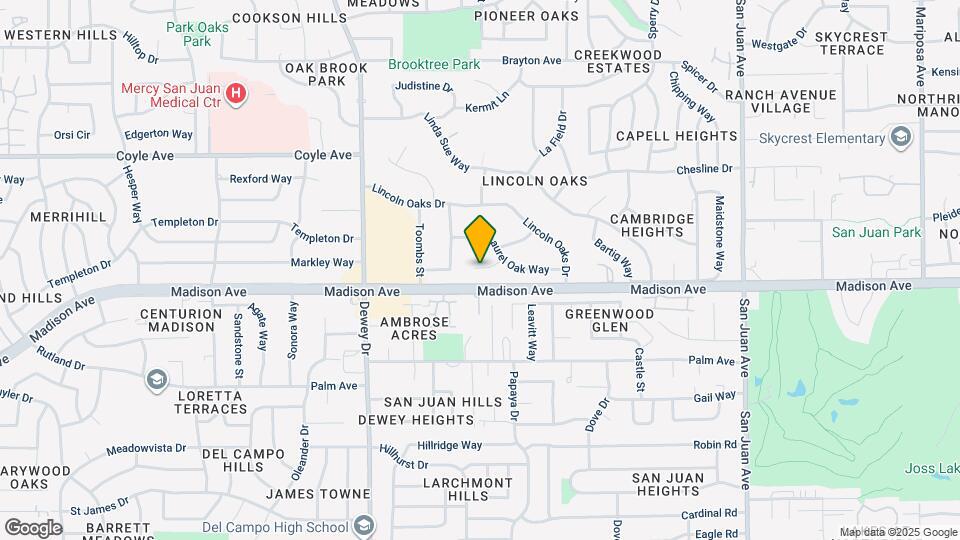 6906 Pin Oak Ct Map and Location Details