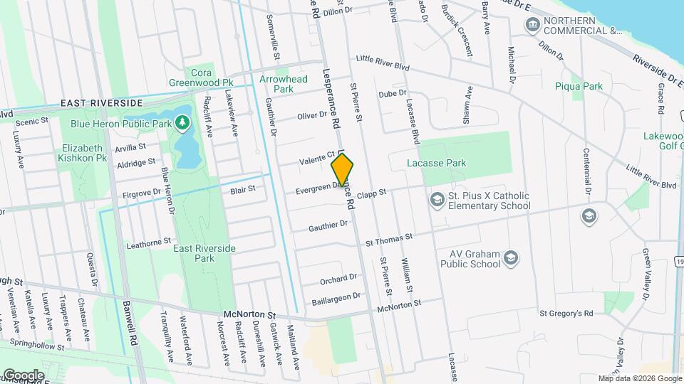 569 Lesperance Rd Map and Location Details