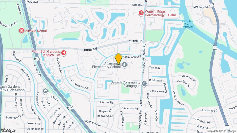 10293 Allamanda Blvd Map and Location Details