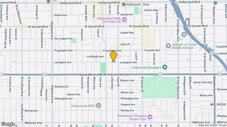 6326 Lexington Ave Map and Location Details