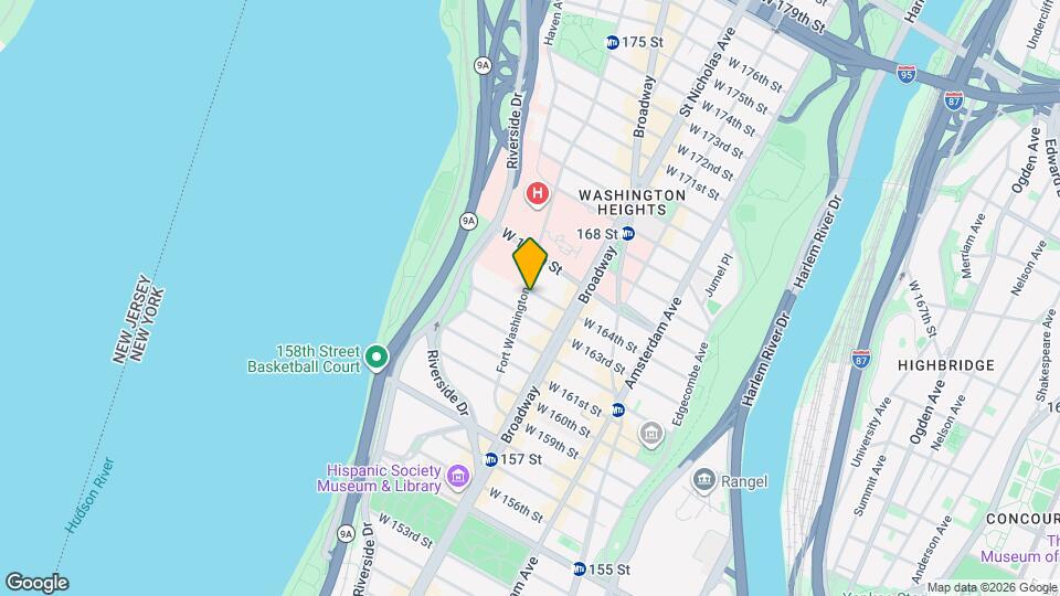 106 Fort Washington Ave-Unit -4M Map and Location Details